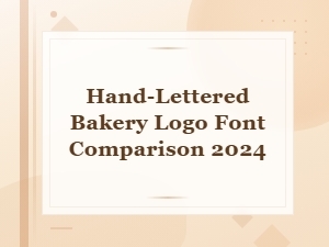 Elegant Hand-Lettered Bakery Fonts Worth Comparing